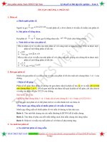 TOÁN 6 SH HK2 TN CHƯƠNG 3 ôn tập CHƯƠNG 3 PHÂN số THCS VN 