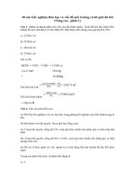 Tải 40 câu trắc nghiệm Hóa học và vấn đề môi trường có lời giải chi tiết (Nâng cao - phần 1) - Để học tốt môn Hóa học lớp 12
