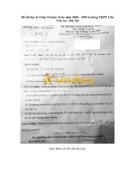 Tải Đề thi học kì 2 lớp 10 môn Toán năm 2018 - 2019 trường THPT Chu Văn An - Hà Nội - Đề thi Toán lớp 10 học kì 2 có đáp án