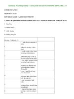 Tải Giải bài tập SGK Tiếng Anh lớp 7 Chương trình mới Unit 10 COMMUNICATION, SKILLS 1 - Để học tốt Tiếng Anh lớp 7 Thí điểm Unit 10: Các nguồn năng lượng