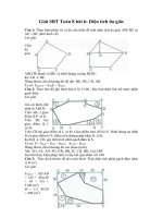 Tải Giải bài tập SBT Toán 8 bài 6: Diện tích đa giác - Giải bài tập môn Toán Hình học lớp 8
