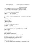 Tải Đề thi học kì 2 môn Ngữ văn lớp 6 Phòng GD&ĐT Vĩnh Tường, Vĩnh Phúc năm học 2016 - 2017 - Đề kiểm tra học kì II môn Văn lớp 6 có đáp án