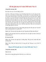 Tải Đề thi giữa học kì I năm 2020 môn Văn 11 (Đề 3) - Đề kiểm tra giữa học kì 1 môn Ngữ Văn lớp 11 có đáp án