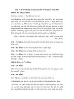 Tải Đáp án đề thi vào lớp 10 môn Văn tỉnh Thái Nguyên năm 2019 - Đề thi Văn vào lớp 10 năm 2019 Thái Nguyên có đáp án