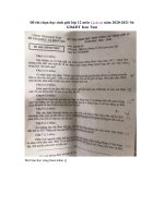 Tải Đề thi chọn học sinh giỏi lớp 12 môn Lịch sử năm 2020-2021 Sở GD&ĐT Kon Tum - Đề thi học sinh giỏi môn Lịch sử 12