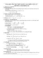 Tong hop tai lieu on thi THPT quoc gia mon vat ly lop 12 nam 2018  KOSS 01 