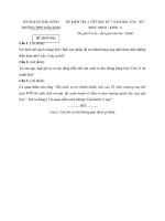 Tải Đề kiểm tra 1 tiết học kì 1 môn Giáo dục công dân lớp 11 trường THPT Đăk Song, Đăk Nông năm học 2016 - 2017 - Đề kiểm tra 1 tiết môn GDCD lớp 11 có đáp án