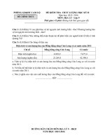 Tải Đề thi học kì 2 môn Địa lý lớp 9 phòng GD&ĐT Cam Lộ, Quảng Trị năm 2015 - 2016 - Đề kiểm tra học kì II môn Địa lý lớp 9 có đáp án