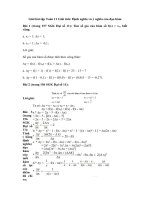 Tải Giải bài tập Toán 11 bài 1: Định nghĩa và ý nghĩa của đạo hàm - Giải bài tập môn Toán lớp 11