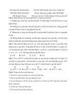 Tải Đề thi thử THPT Quốc gia năm 2017 môn Sinh học trường THPT Sầm Sơn, Thanh Hóa (Lần 3) - Đề thi thử đại học môn Sinh học năm 2017 Có đáp án