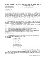 Tải Đề thi thử THPT Quốc gia môn Ngữ văn năm 2019 Sở GD&ĐT Vĩnh Phúc - Đề minh họa Ngữ văn có đáp án