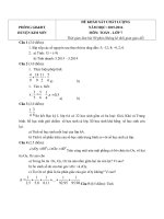 Tải Đề thi khảo sát chất lượng đầu năm môn Toán lớp 7 huyện Kim Sơn, Ninh Bình năm học 2015 - 2016 - Đề kiểm tra chất lượng đầu năm môn Toán lớp 7 có đáp án