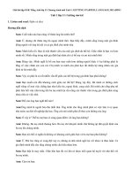 Tải Giải bài tập SGK Tiếng Anh lớp 11 Chương trình mới Unit 1: GETTING STARTED, LANGUAGE, READING - Để học tốt Tiếng Anh 11 thí điểm Unit 1: The Generation Gap (Khoảng cách thế hệ)