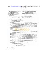 Tải Đề thi học kì 2 lớp 9 môn Toán Phòng GD&ĐT Phòng Hoàn Kiếm năm học 2019 - 2020 - Đề kiểm tra học HK2 môn Toán lớp 9