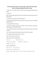 Tải Giải bài tập SGK trang 19 Toán lớp 8 tập 1: Phân tích đa thức thành nhân tử bằng phương pháp đặt nhân tử chung - Giải bài tập môn Toán lớp 8