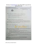 Tải Đề thi học kì 2 lớp 8 môn Toán trường THCS&THPT Lương Thế Vinh năm học 2018 - 2019 - Đề thi Toán lớp 8 học kì 2 năm 2019