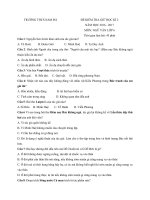 Tải Đề thi giữa học kì 2 môn Ngữ văn lớp 6 trường THCS Nam Đà, Đăk Nông năm học 2016 - 2017 - Đề thi học kì 2 môn Ngữ văn lớp 6 có đáp án