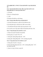 Tải Trắc nghiệm Địa Lý 10 bài 21: Quy luật địa đới và quy luật phi địa đới - Trắc nghiệm Địa lý lớp 10 có đáp án