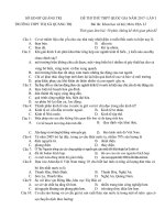 Tải Đề thi thử THPT Quốc gia năm 2017 môn Địa lý trường THPT thị xã Quảng Trị (Lần 1) - Đề thi thử THPT Quốc gia năm 2017 môn Địa lý có đáp án