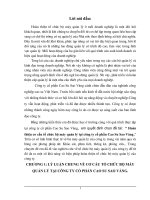 Hoàn thiện cơ cấu tổ chức bộ máy quản lý tại công ty cổ phần cao su sao vàng 