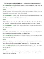 Tải Giải bài tập SGK Vật lý lớp 8 Bài 19: Các chất được cấu tạo như thế nào? - Đề học tốt môn Vật lý lớp 8