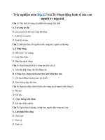 Tải Trắc nghiệm Địa lí 7 bài 24 - Hoạt động kinh tế của con người ở vùng núi