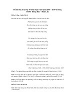 Tải Đề thi học kì 2 lớp 10 môn Ngữ văn năm 2018 - 2019 trường THPT Hồng Đức - Đắk Lắk - Đề thi Ngữ văn lớp 10 học kì 2