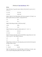 Tải Đề thi học kì 2 lớp 9 môn Hóa học - Đề 11 - Đề kiểm tra trắc nghiệm hk 2 môn Hóa lớp 9 có đáp án