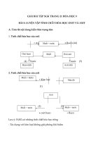 Tải Giải Hóa 9 Bài 5: Luyện tập tính chất hóa học của oxit và axit - Giải bài tập Hóa 9 bài 5