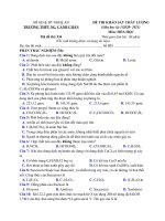 Tải Đề thi giữa học kì 1 lớp 12 môn Hóa học trường THPT Nguyễn Cảnh Chân, Nghệ An năm 2020 - 2021 - Đề kiểm tra giữa học kì 1 môn Hóa học lớp 12