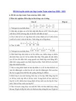 Tải Đề thi tuyển sinh vào lớp 6 môn Toán năm học 2020 - 2021 - Đề số 2 - Đề thi vào lớp 6 môn Toán chất lượng cao có đáp án