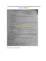 Tải Đề thi thử vào lớp 10 môn Toán Trường THCS Hoằng Hợp, Thanh Hóa năm học 2020 - 2021 (lần 2) - Đề tuyển sinh vào lớp 10 môn Toán