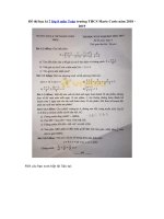 Tải Đề thi học kì 2 lớp 8 môn Toán trường THCS Marie Curie năm 2018 - 2019 - Đề thi Toán lớp 8 học kì 2 năm 2019