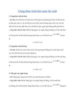 Tải Công thức tính lãi suất - Bài toán lãi suất Toán 12