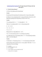 Tải Giải bài tập SGK Toán lớp 8 bài: Ôn tập chương III: Phương trình bậc nhất một ẩn - Giải bài tập SGK Toán lớp 8 Ôn tập chương III