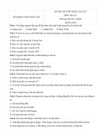 Tải Đề thi thử THPT Quốc gia năm 2017 môn Địa lý Sở GD&ĐT Hưng Yên (Có lời giải) - Đề thi thử THPT Quốc gia năm 2017 môn Địa lý có đáp án