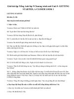 Tải Giải bài tập Tiếng Anh lớp 9 Chương trình mới Unit 5: GETTING STARTED, A CLOSER LOOK 1 - Để học tốt Tiếng Anh 9 thí điểm Unit 5: Wonders of Vietnam