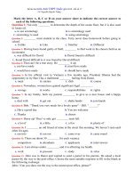 Tải Đề thi thử THPT Quốc gia môn tiếng Anh năm 2018 có đáp án - Số 17 - Đề ôn thi Đại học môn tiếng Anh