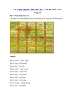 Tải Đề Thi Trạng Nguyên Tiếng Việt Lớp 1 Vòng 12 năm 2018 - 2019 - Đề thi Trạng Nguyên Tiếng Việt lớp 1 có đáp án