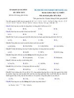 Tải Đề thi thử THPT Quốc gia năm 2020 môn Hóa học Sở GD&ĐT Quảng Bình - Đề thi thử THPT Quốc gia môn Hóa có đáp án