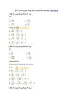 Tải Giải bài tập SGK Toán lớp 9 bài 4: Liên hệ giữa phép chia và phép khai phương - Giải bài tập Toán lớp 9 bài 4 trang 18, 19, 20 SGK