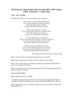 Tải Đề thi học kì 2 lớp 10 môn Ngữ văn năm 2018 - 2019 trường THPT Triệu Sơn 3 - Thanh Hóa - Đề thi Ngữ văn lớp 10 học kì 2