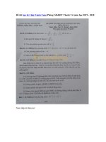 Tải Đề thi học kì 2 lớp 9 môn Toán Phòng GD&ĐT Thanh Trì năm học 2019 - 2020 - Đề kiểm tra học HK2 môn Toán lớp 9