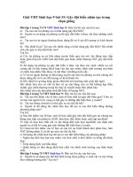 Tải Giải bài tập VBT Sinh học lớp 9 bài 33: Gây đột biến nhân tạo trong chọn giống - Giải bài tập môn Sinh học lớp 9