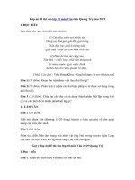 Tải Đáp án đề thi vào lớp 10 môn Văn tỉnh Quảng Trị năm 2019 - Đề thi Văn vào lớp 10 năm 2019 có đáp án