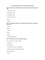 Tải Giải bài tập trang 118, 119 SGK Hóa học lớp 10: Luyện tập nhóm halogen - Giải bài tập Hóa học lớp 10