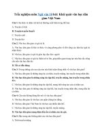 Tải Trắc nghiệm môn Ngữ văn 10 bài 2 - Khái quát văn học dân gian Việt Nam