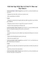 Tải Giải bài tập SGK Địa lý 8 bài 9 - Khu vực Tây Nam Á