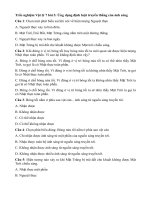 Tải Trắc nghiệm Vật lý 7 bài 3 - Ứng dụng định luật truyền thẳng của ánh sáng