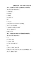 Tải Giải SBT Toán 11 bài 1: Hàm số lượng giác - Giải SBT Toán lớp 11